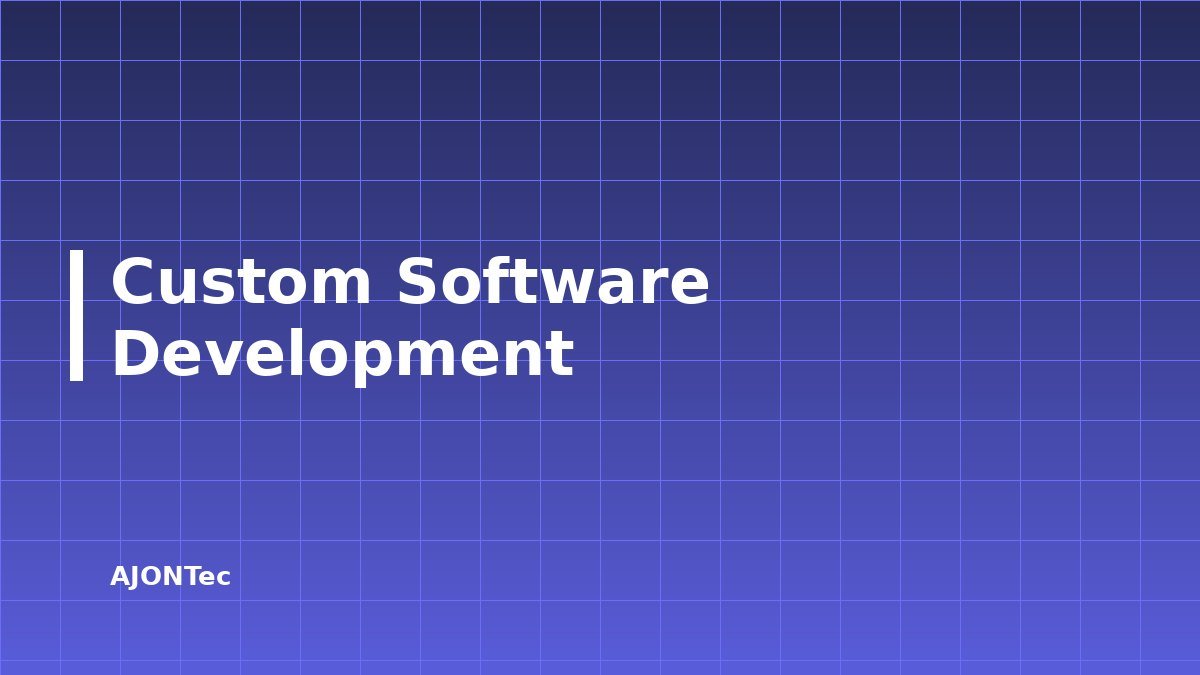Custom Software Development