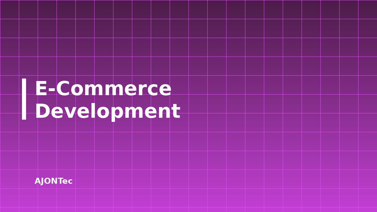 E-Commerce Development