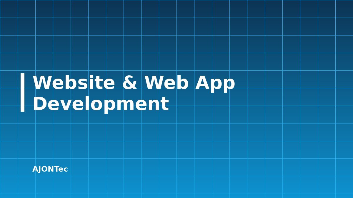 Website & Web App Development