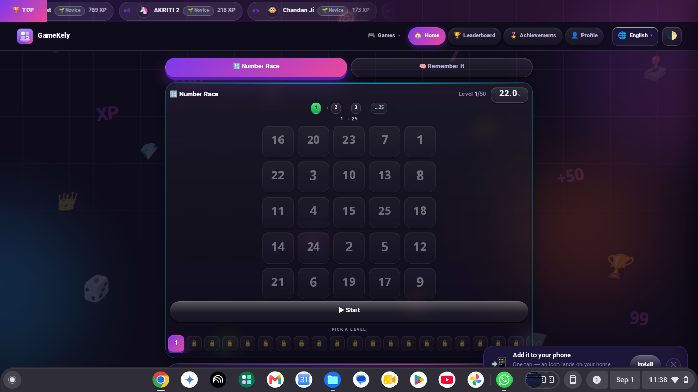 GameKely – Interactive Gaming Platform